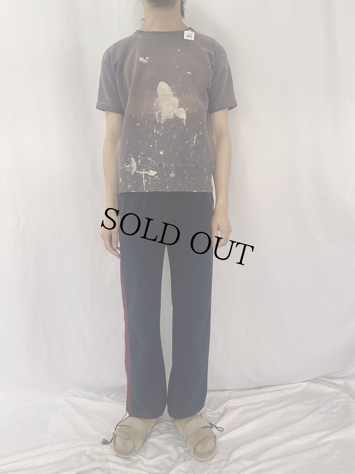 画像2: 60's "ナス紺" 半袖スウェット (2)