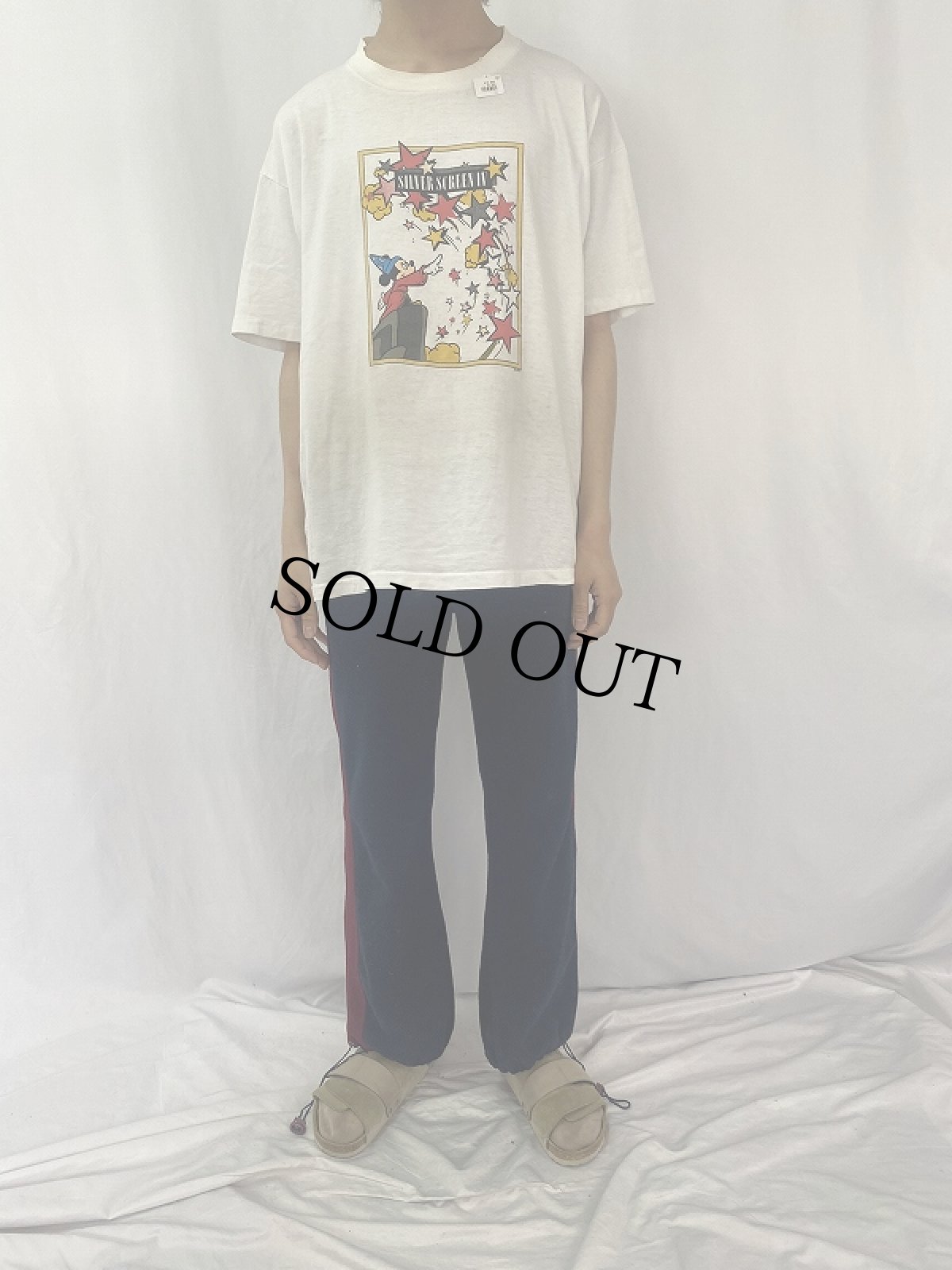 画像2: 80's Disney MICKEY MOUSE "SILVER SCREEN IV" キャラクタープリントTシャツ XL (2)