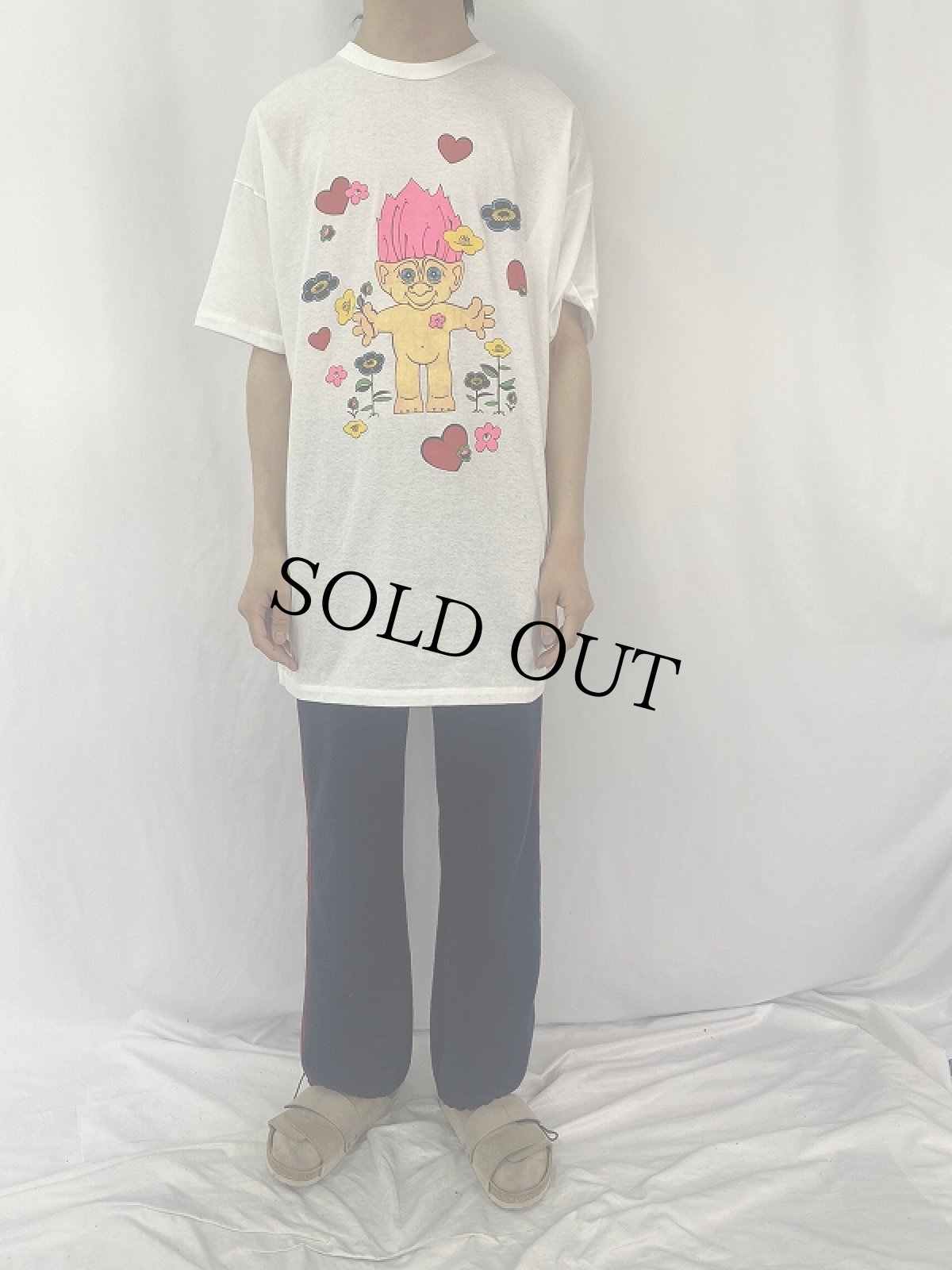 画像2: 90's TROLL USA製 キャラクタープリントTシャツ ONE (2)