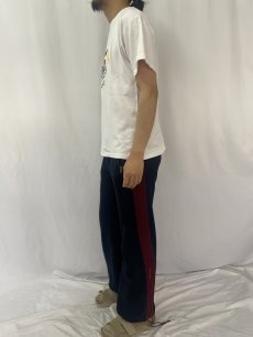 画像3: "MICKEY GONE DRED JAMAICA" キャラクターパロディー ラスタカラー刺繍Tシャツ XL (3)