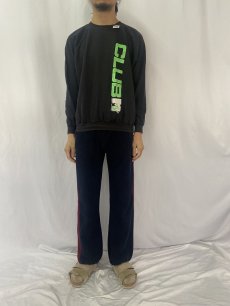 画像2: 【SALE】 80's MTV USA製 "CLUB MTV" 番組プリントスウェット ONE (2)
