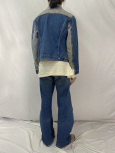 画像4: 80's Levi's 70506-0247 USA製 2トーン 切り替えデニムジャケット SIZE40 (4)