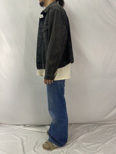 画像3: 90's Levi's 75505 ブラックデニムジャケット SIZE46 (3)