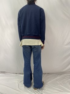 画像4: POLO Ralph Lauren パッチ付き コットンツイルスタジャン NAVY M (4)