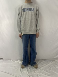 画像2: 80's Champion REVERSE WEAVE トリコタグ USA製 "MICHIGAN" プリントスウェット XL (2)