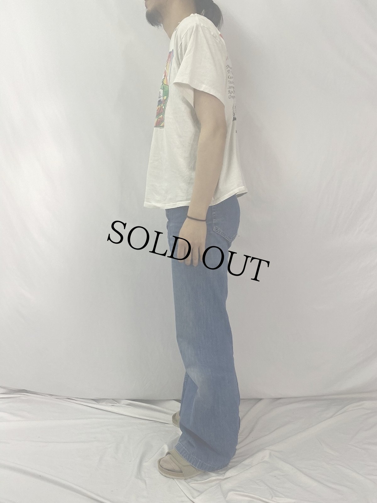 画像3: 80's GRATEFUL DEAD USA製 "SUMMER TOUR 1988" ロックバンドプリントTシャツ L (3)