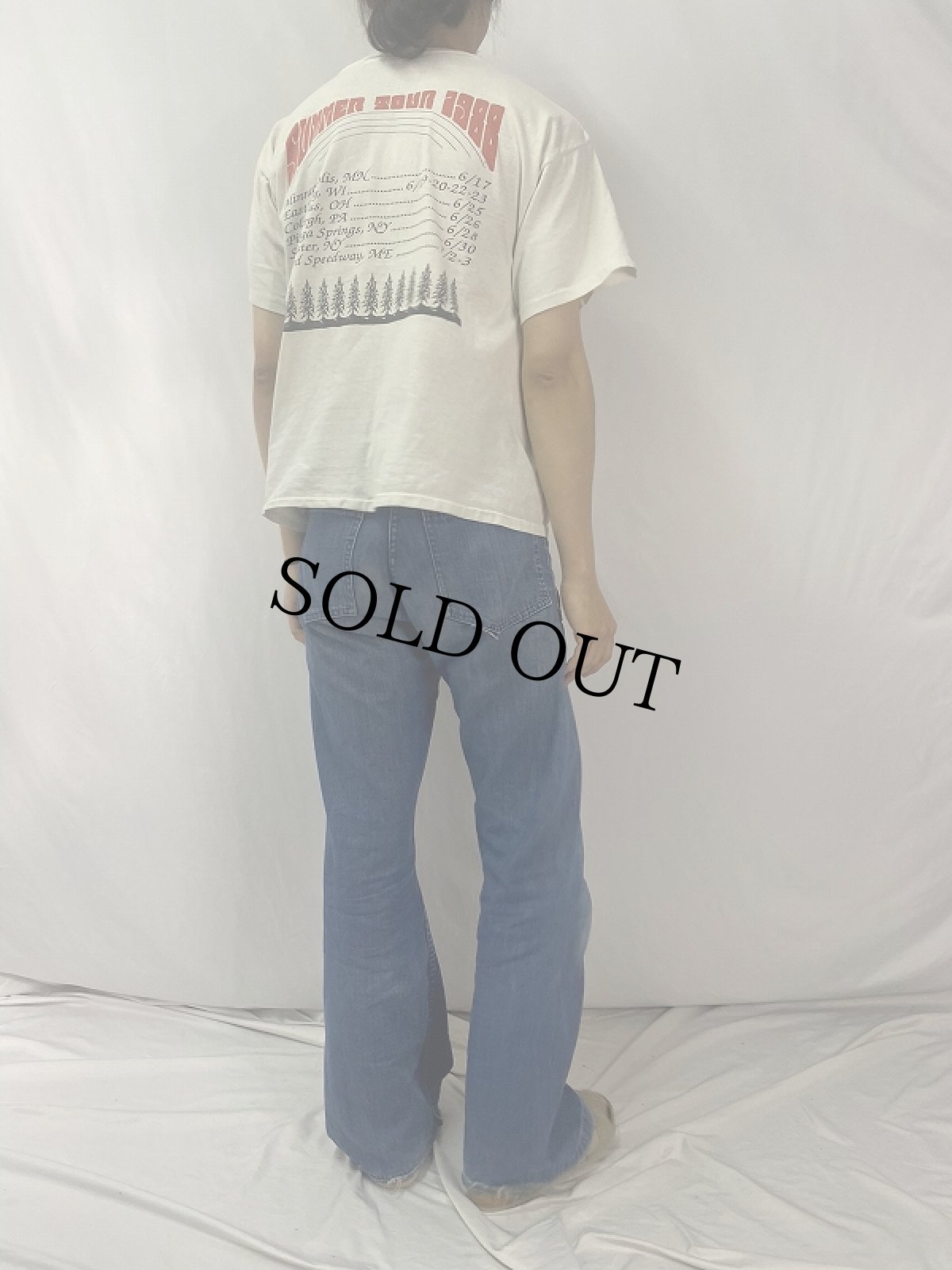 画像4: 80's GRATEFUL DEAD USA製 "SUMMER TOUR 1988" ロックバンドプリントTシャツ L (4)