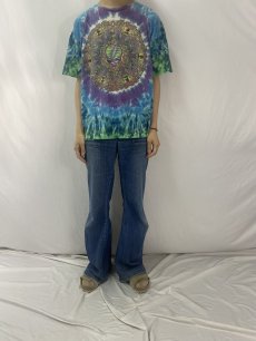 画像2: 90's GRATEFUL DEAD "Space Your Face" ロックバンドプリントタイダイTシャツ XL (2)