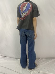 画像4: 90's GRATEFUL DEAD "AMERICAN BEAUTY" ロックバンドプリントTシャツ BLACK (4)