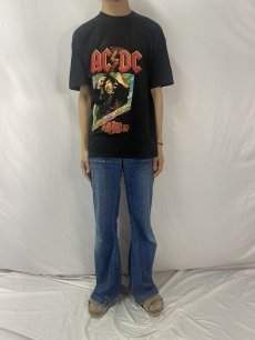 画像2: 90's AC/DC USA製 "The Razors Edge" ロックバンドプリントTシャツ BLACK XL (2)