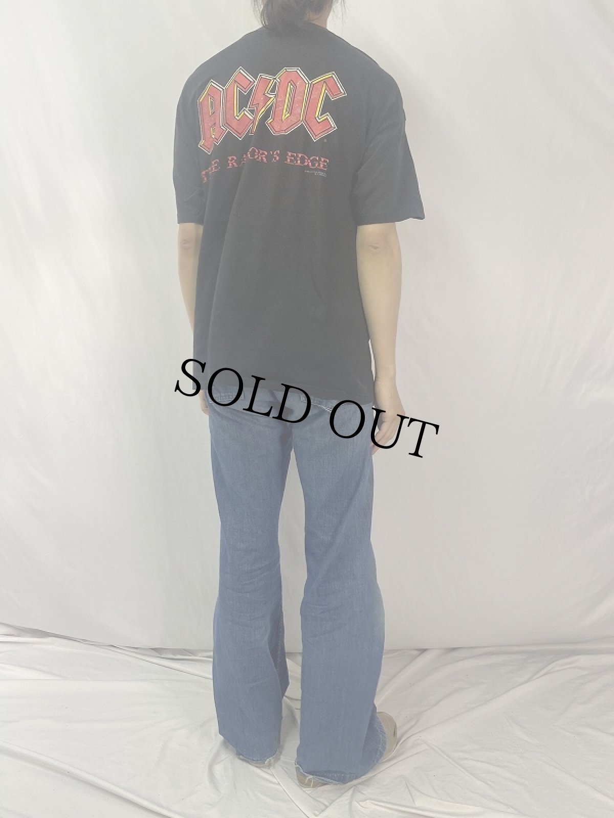 画像4: 90's AC/DC USA製 "The Razors Edge" ロックバンドプリントTシャツ BLACK XL (4)