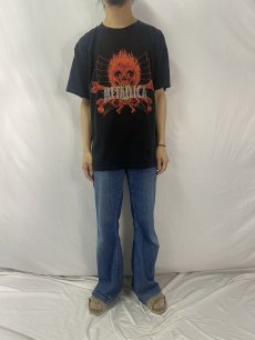 画像2: 【お客様お支払処理中】90's METALLICA pushead "REBEL" ヘヴィメタルバンドプリントTシャツ BLACK XL (2)