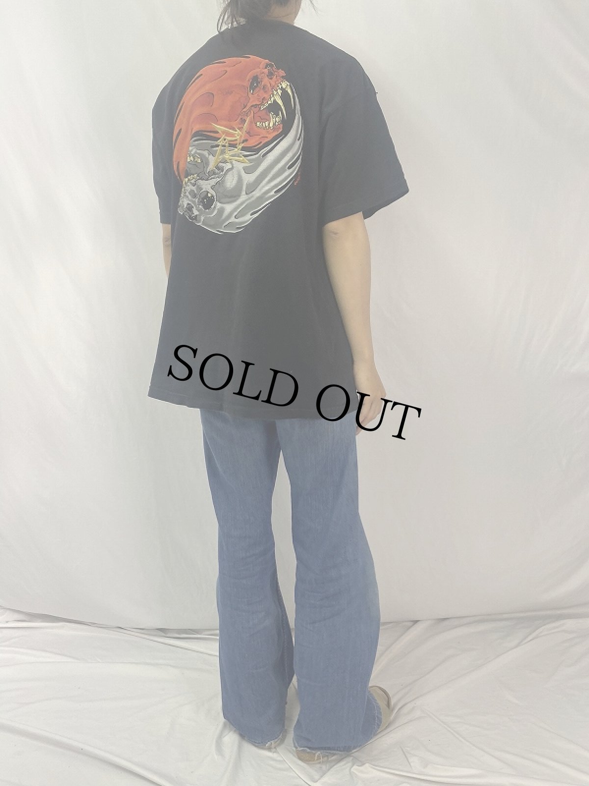 画像4: 【お客様お支払処理中】90's METALLICA pushead "REBEL" ヘヴィメタルバンドプリントTシャツ BLACK XL (4)