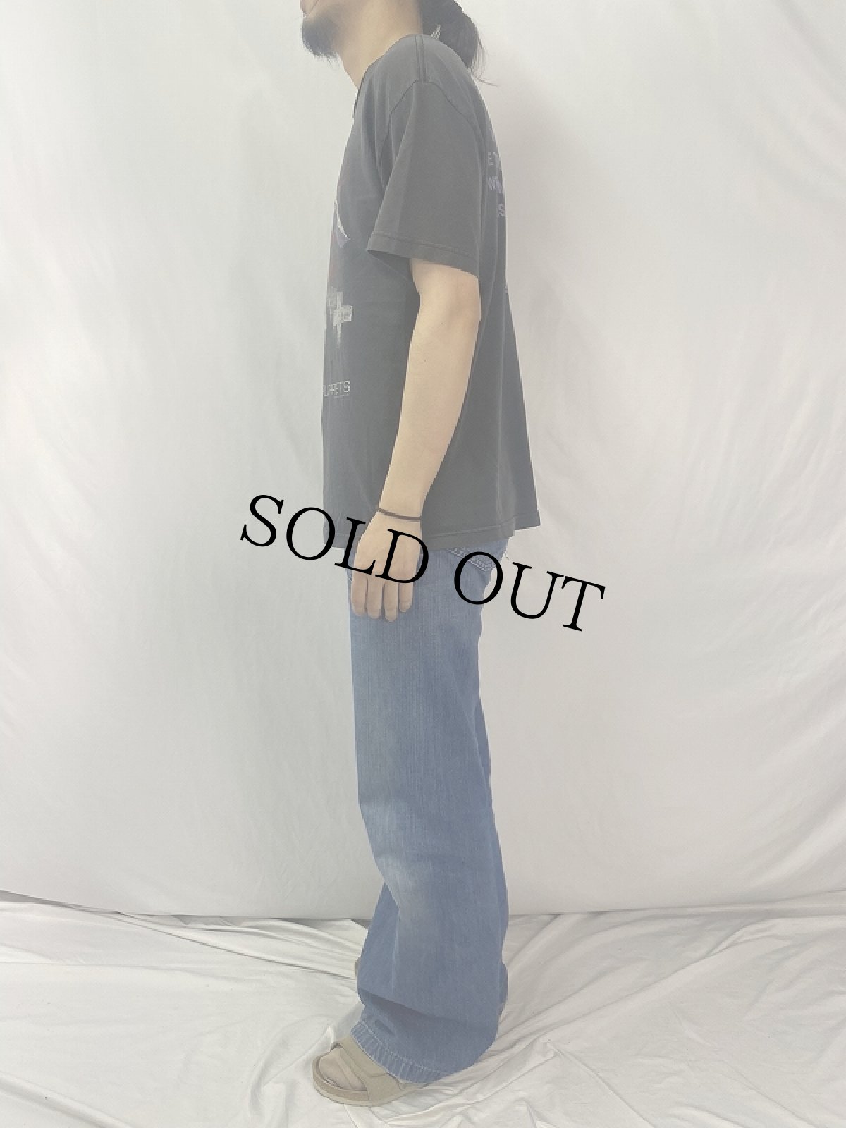 画像3: 90's METALLICA "MASTER OF PUPPETS" ヘヴィメタルバンドプリントTシャツ BLACK L (3)