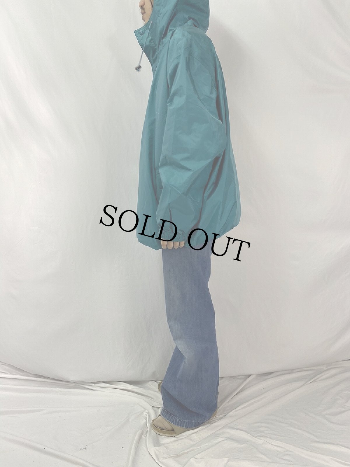 画像3: 90's L.L.Bean ナイロンアノラックパーカー XXL (3)