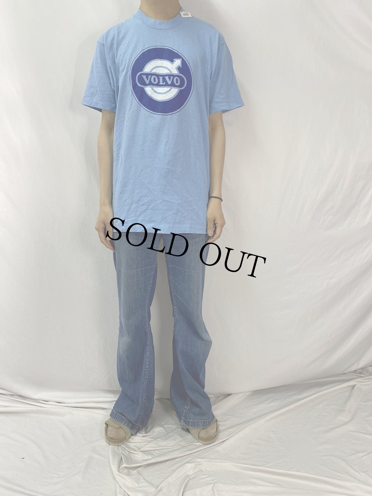 画像2: 80's VOLVO 自動車メーカーロゴプリントTシャツ (2)