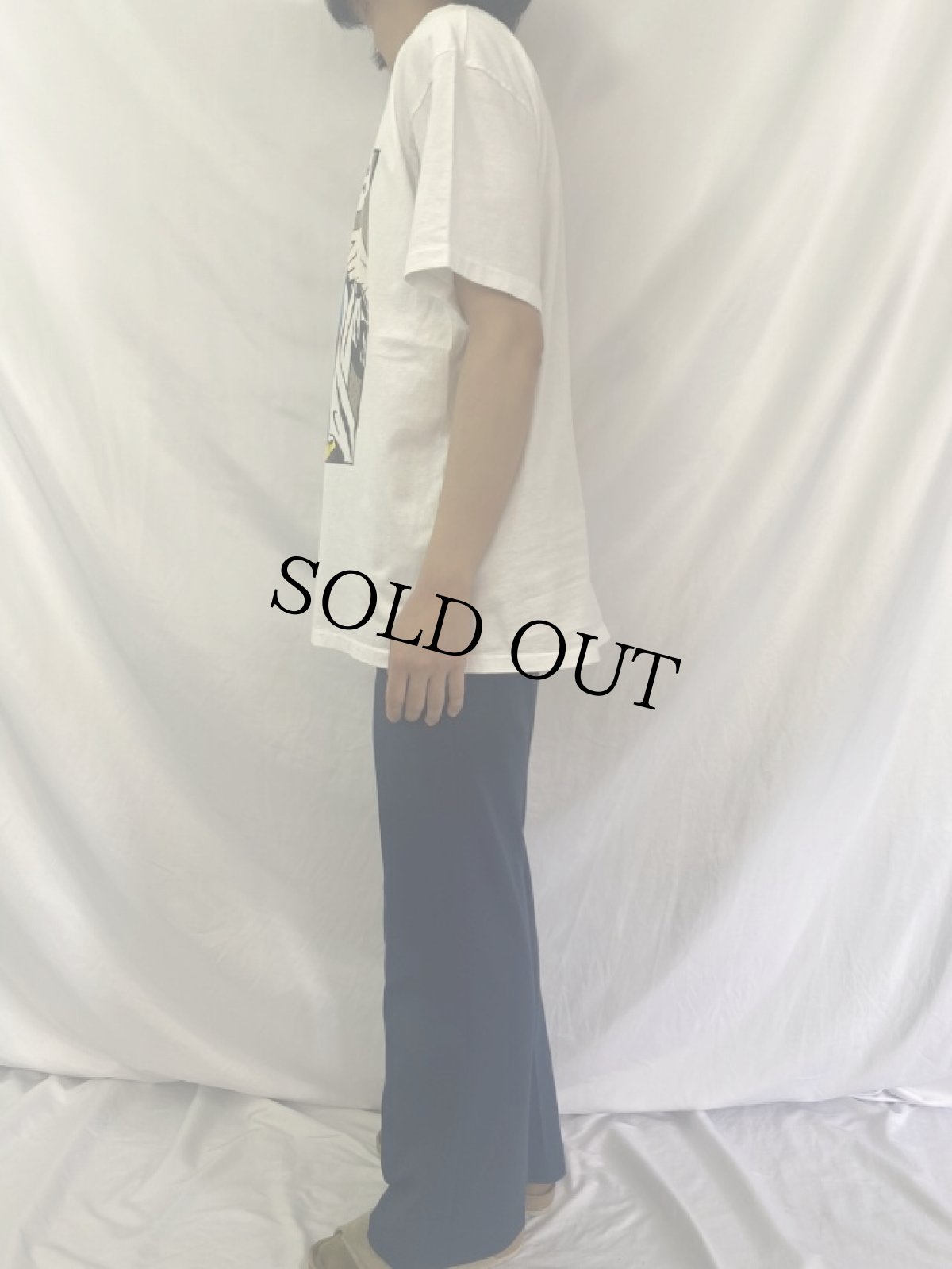 画像3: 90's SUPERMAN USA製 アメコミ キャラクタープリントTシャツ XL (3)