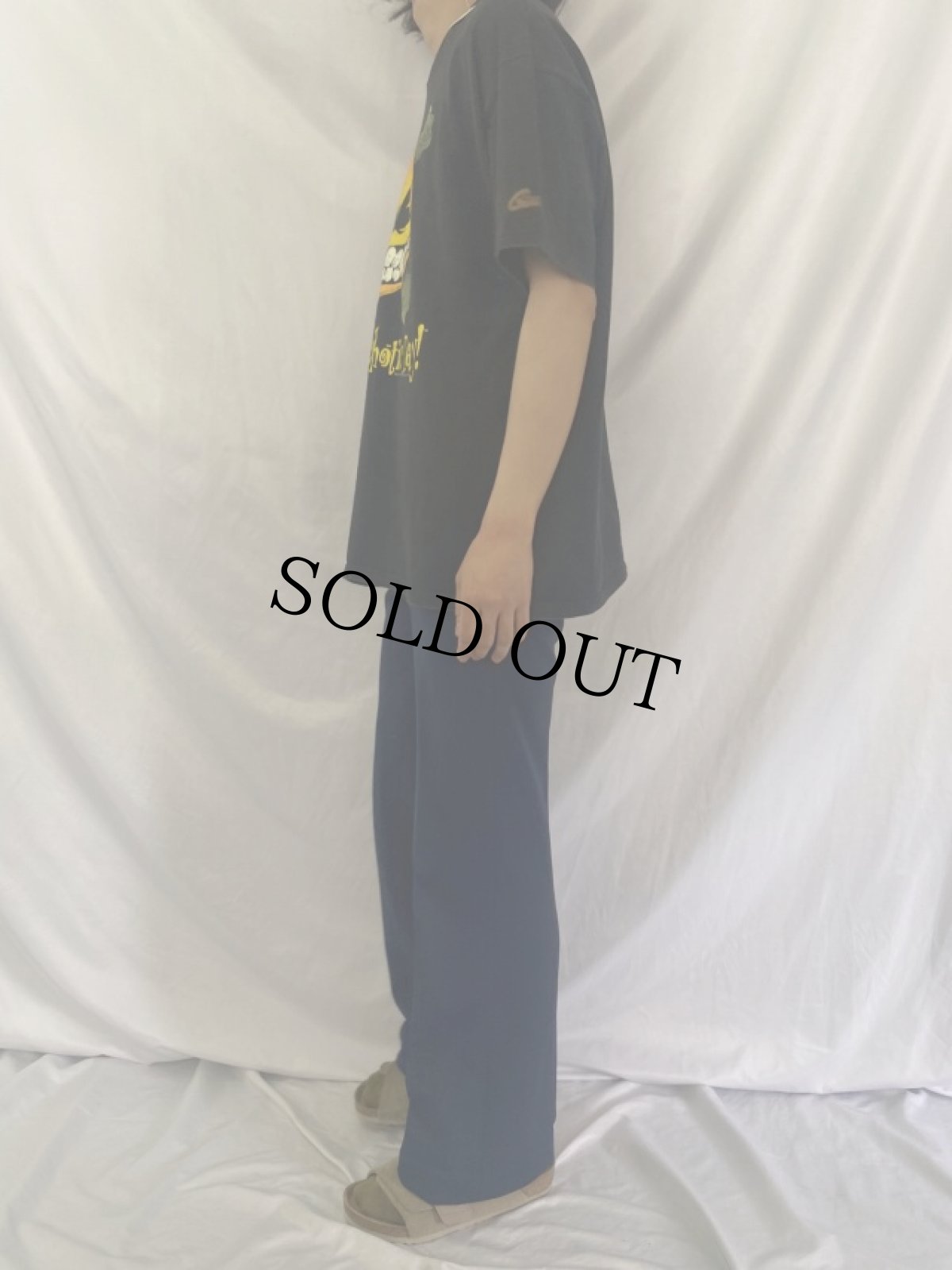 画像4: 90's chaos! comics SMILEY "Have a Psychotic Day" コミックプリントTシャツ XL (4)