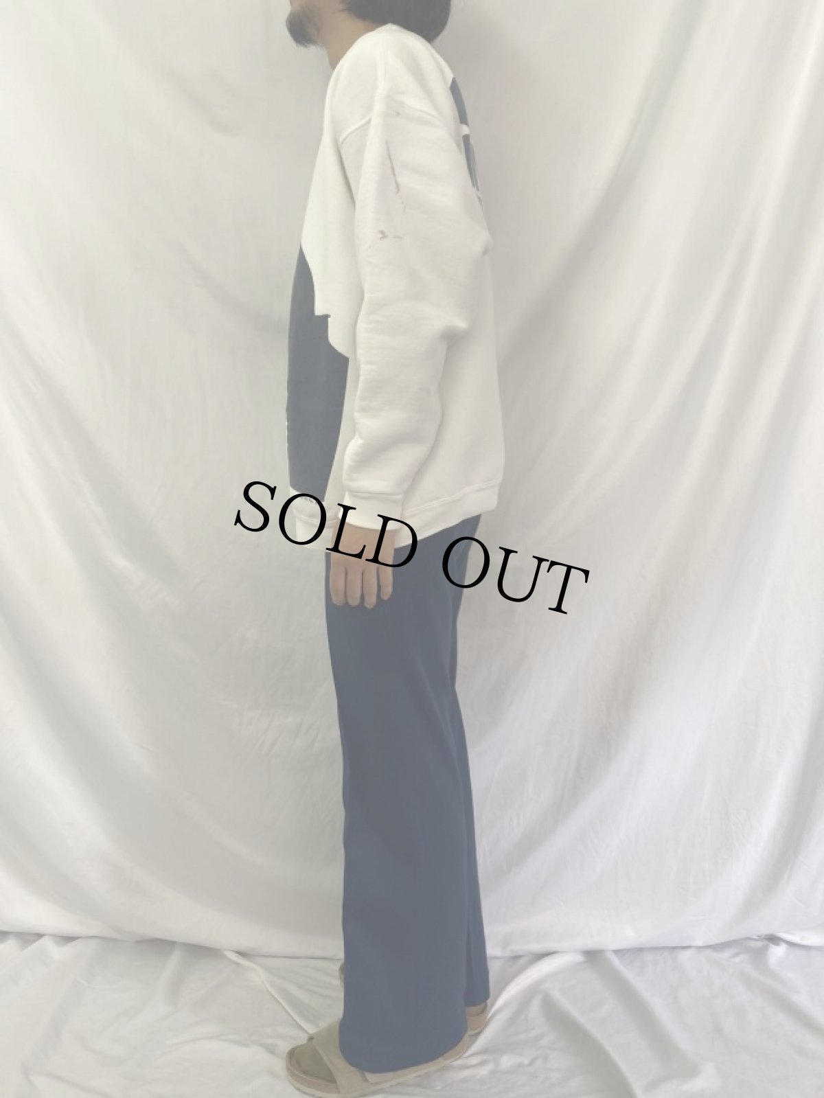 画像3: 90's CONEHEADS USA製 キャラクタープリントスウェット L (3)