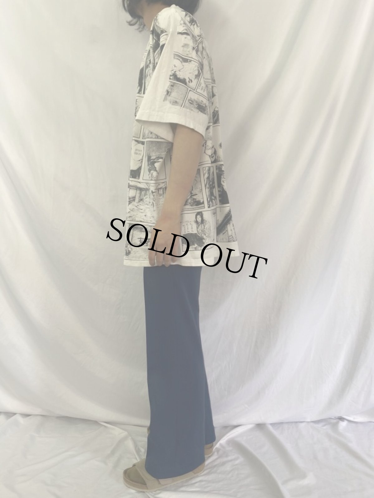 画像3: バガボンド 韓国語表記版漫画 大判プリントTシャツ 3XL (3)