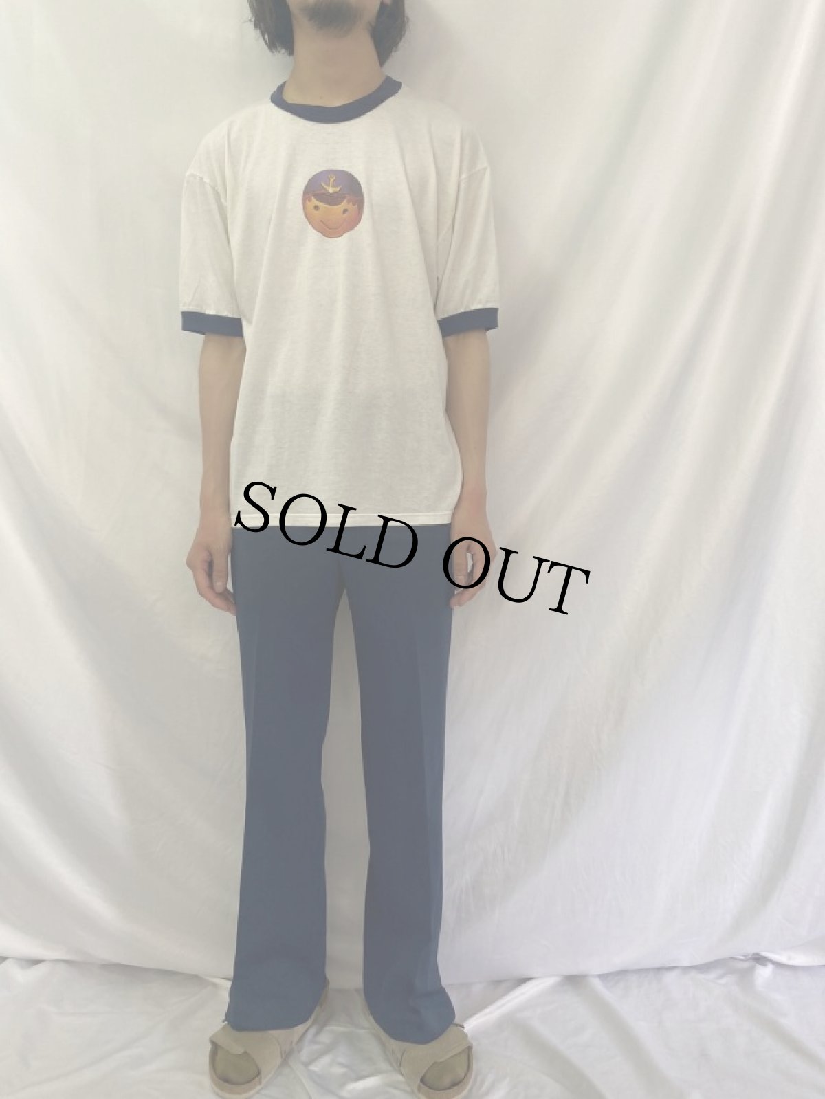 画像2: 90's PRIMUS USA製 オルタナティヴロックバンド リンガーTシャツ XL (2)