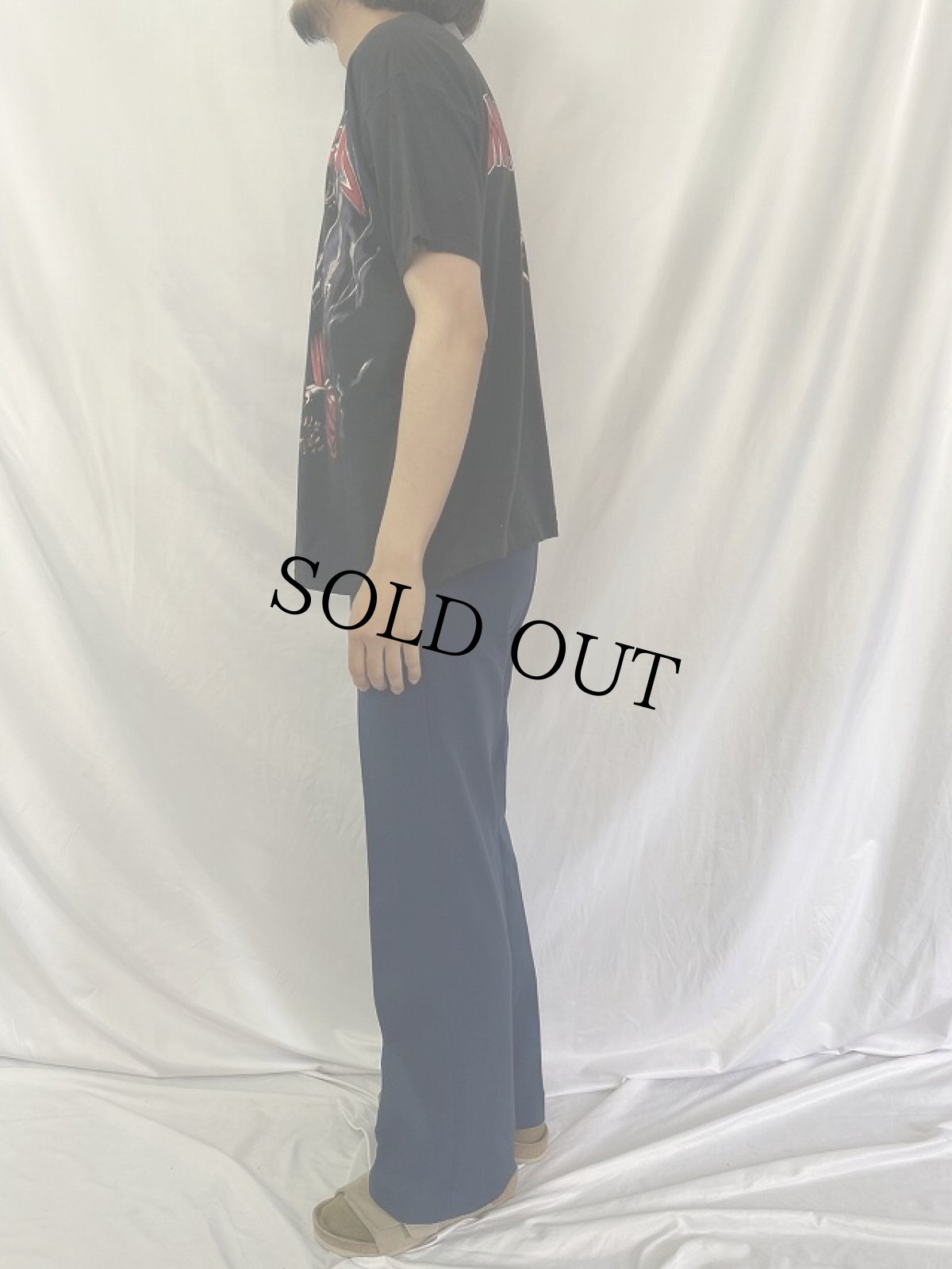 画像3: METALLICA ヘヴィメタルバンドTシャツ L (3)