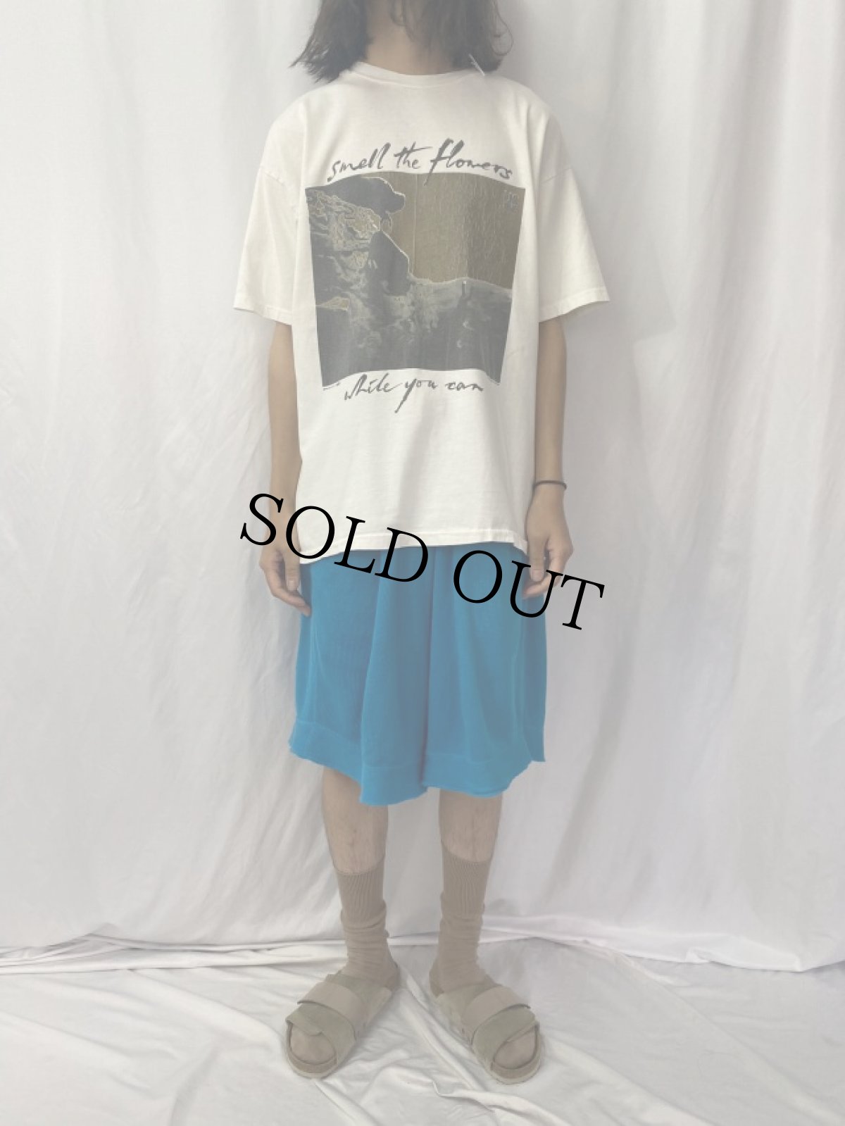 画像2: 90's U2 USA製 "Smell the flowers" ロックバンドプリントTシャツ XL (2)