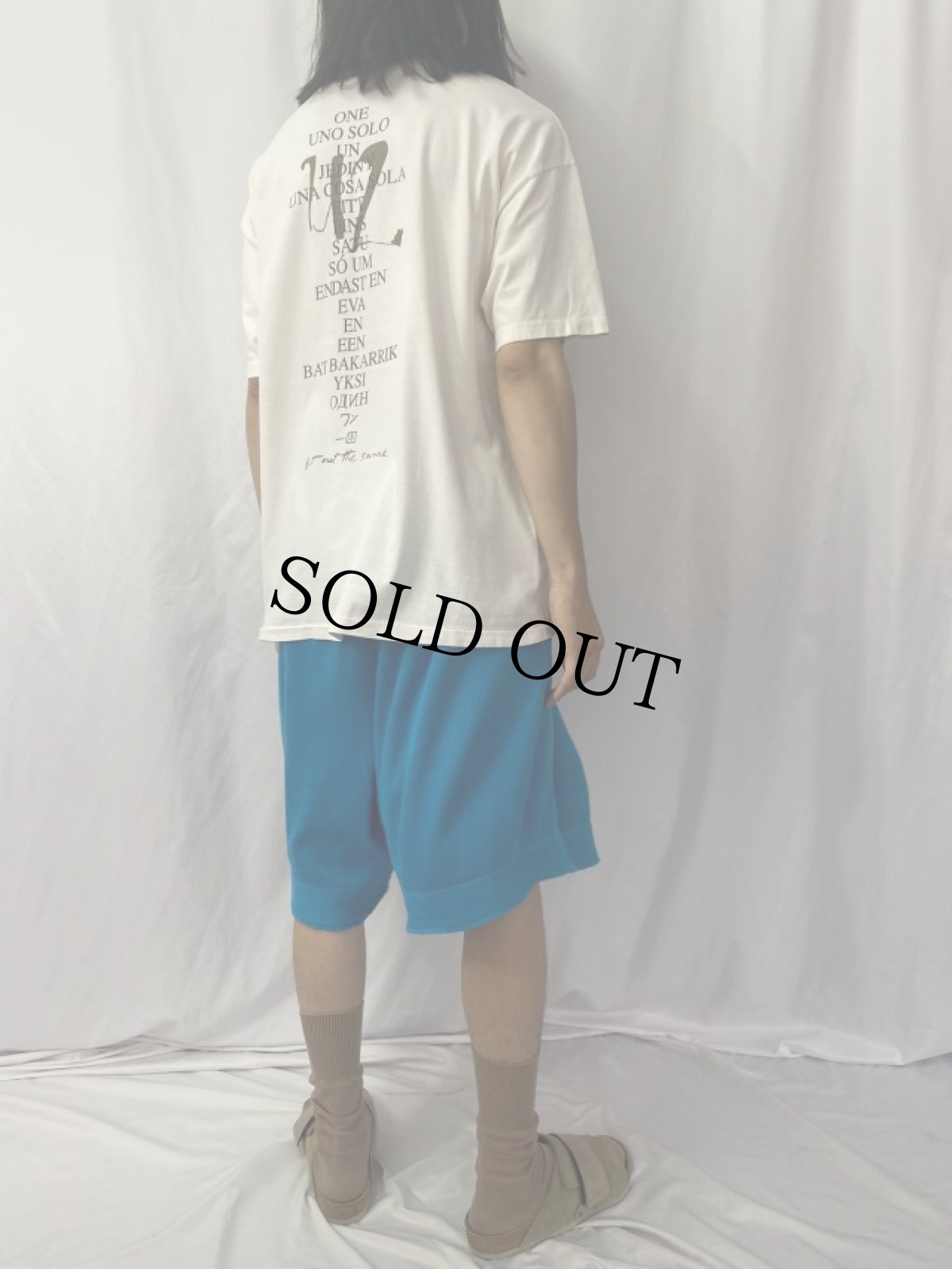 画像4: 90's U2 USA製 "Smell the flowers" ロックバンドプリントTシャツ XL (4)