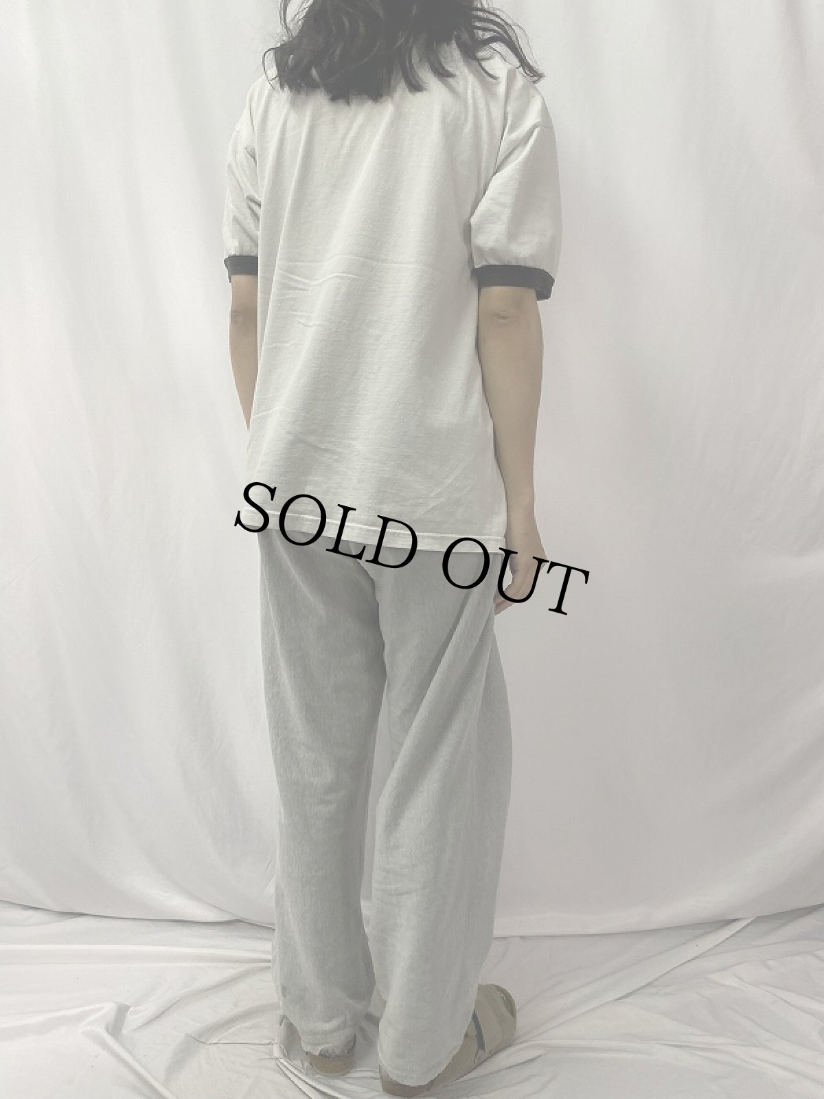 画像4: RAMONES パンクロックバンドプリントリンガーTシャツ (4)