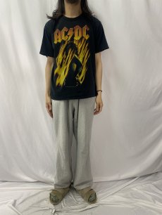 画像2: 90's AC/DC USA製 "BONFIRE" ロックバンドプリントTシャツ BLACK XL (2)