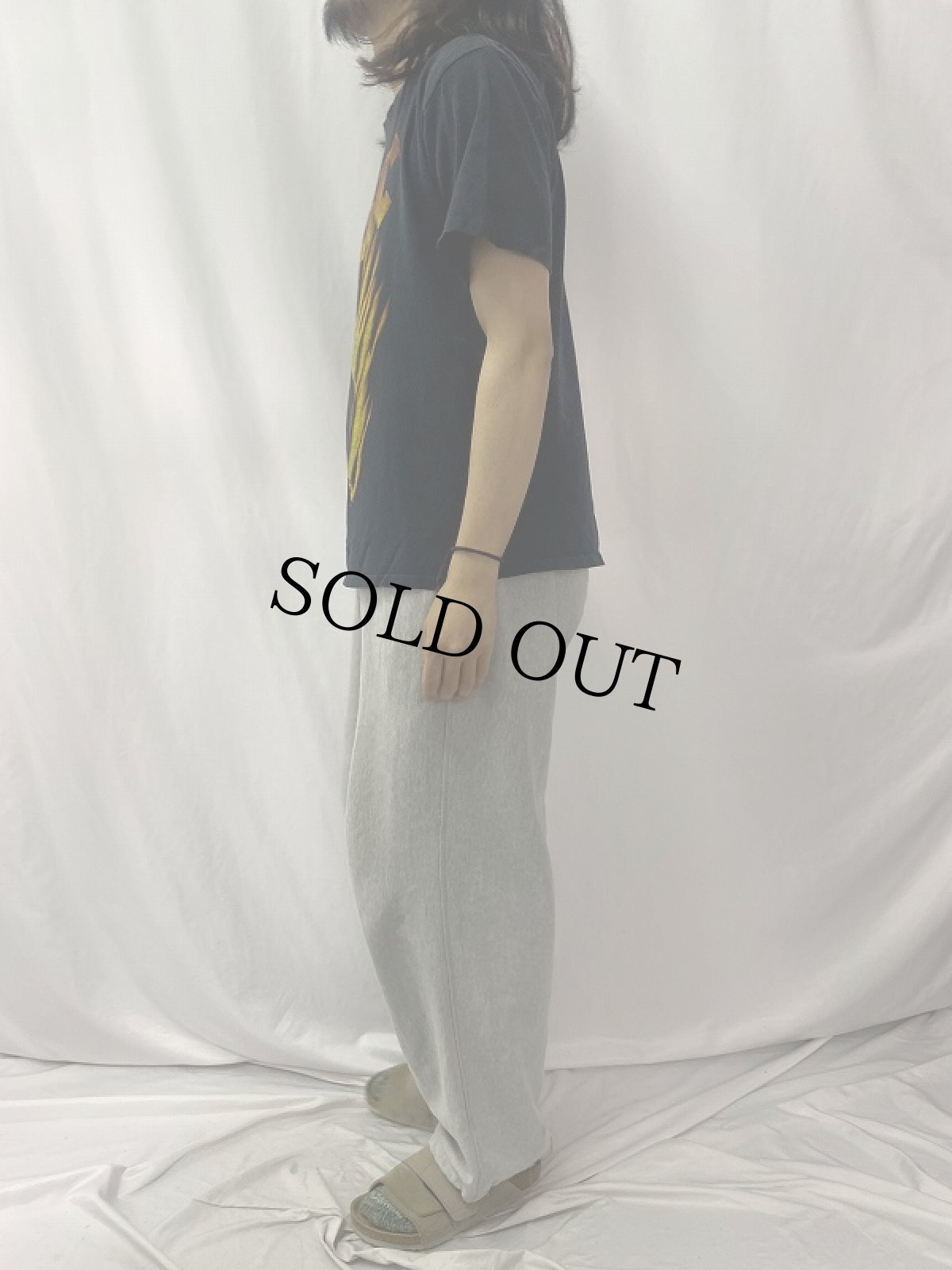 画像3: 90's AC/DC USA製 "BONFIRE" ロックバンドプリントTシャツ BLACK XL (3)