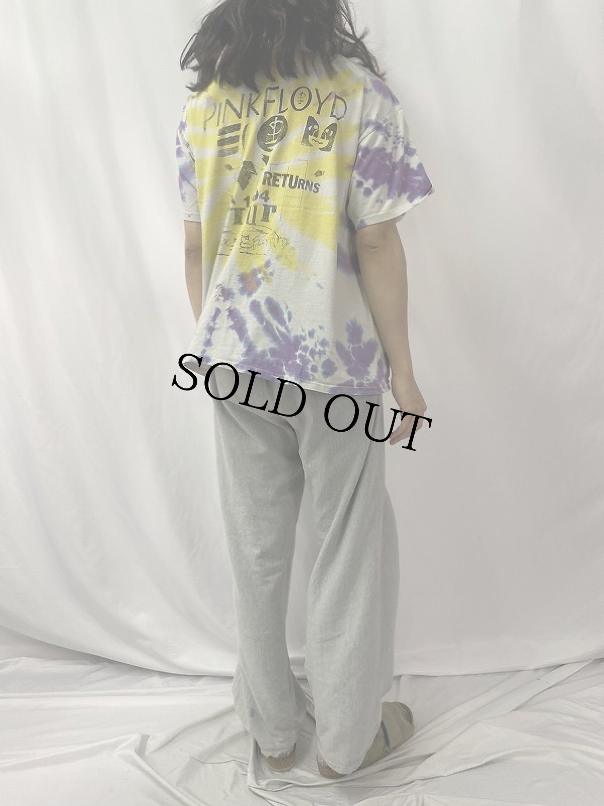 画像4: 90's PINK FLOYD USA製 "1994 IN CONCERT" タイダイ ロックバンドTシャツ XL (4)