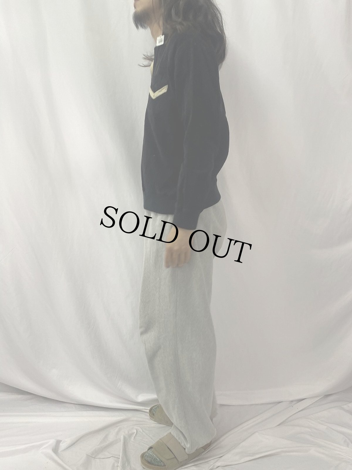 画像3: コーデュロイ スキッパーシャツ BLACK (3)