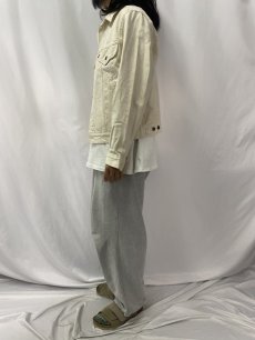 画像3: 80's Levi's 70506-0241 USA製 ホワイトデニムジャケット SIZE44R (3)