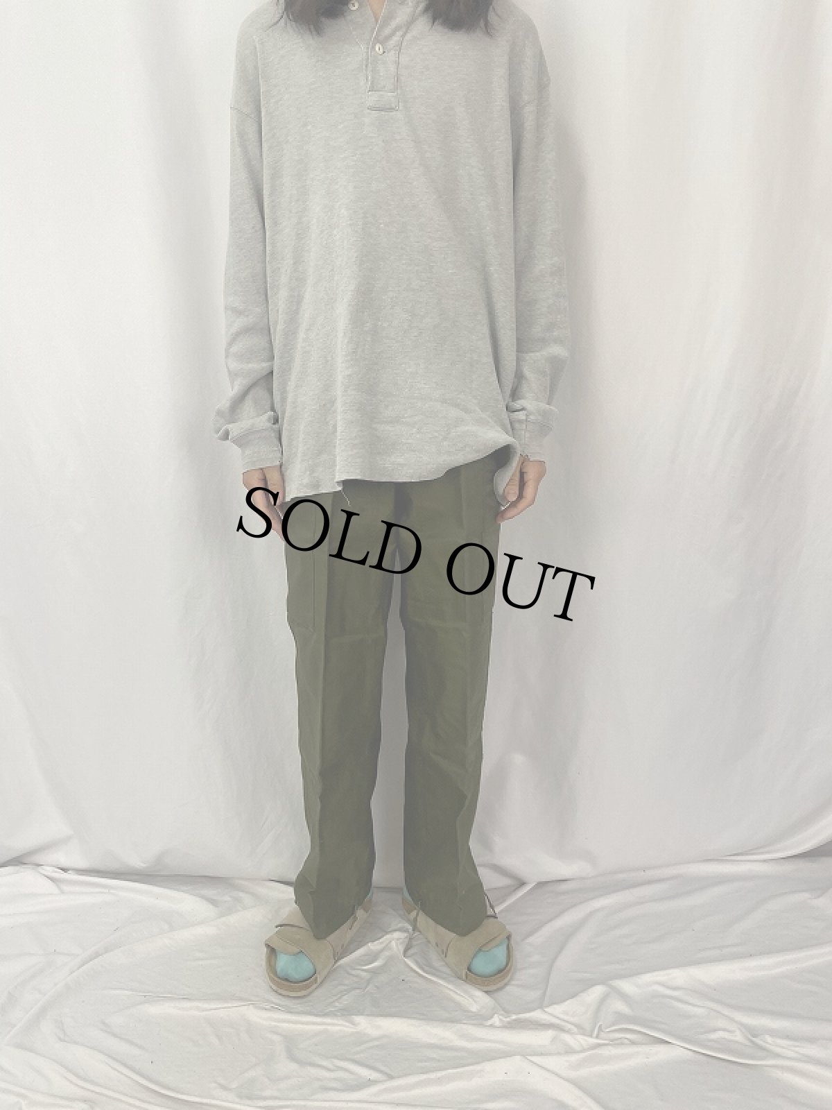 画像2: 80's CANADIAN ARMY ウィンドオーバーパンツ REGULAR-SMALL DEADSTOCK  (2)