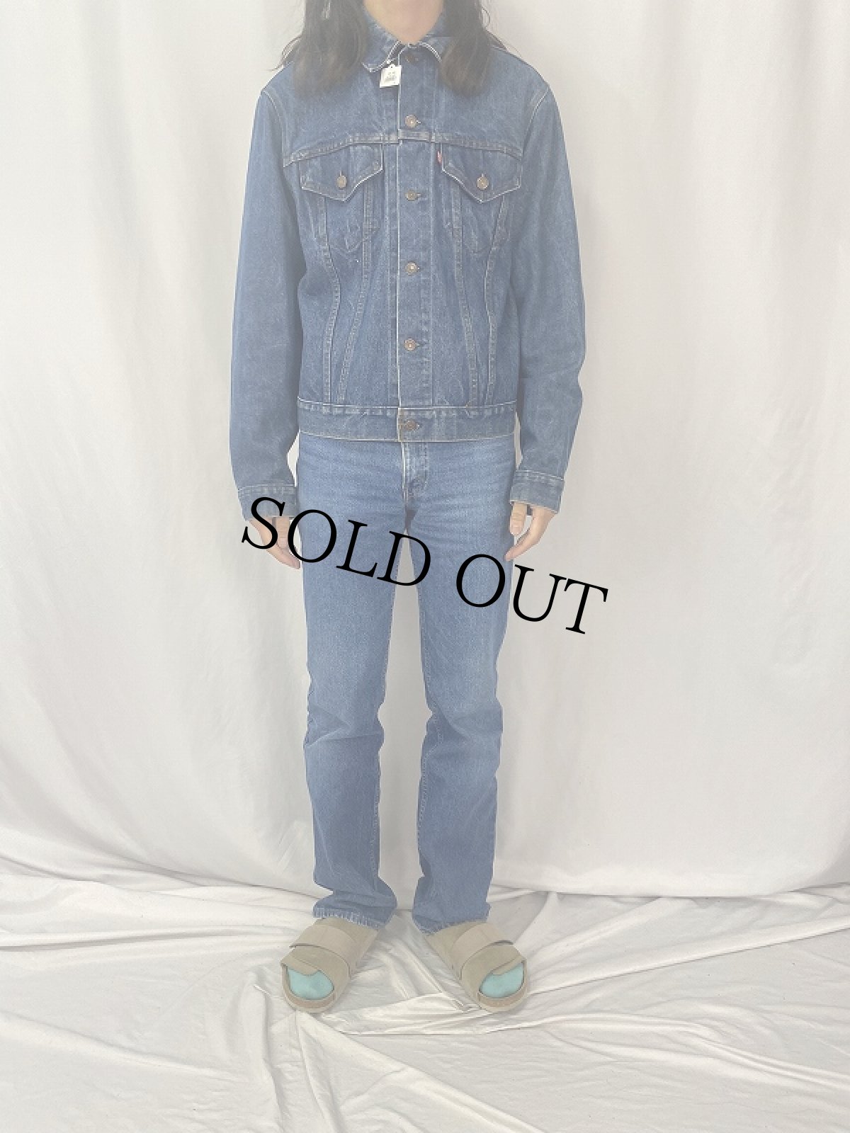 画像2: 80's Levi's 71205 0217 USA製 デニムジャケット SIZE44 (2)