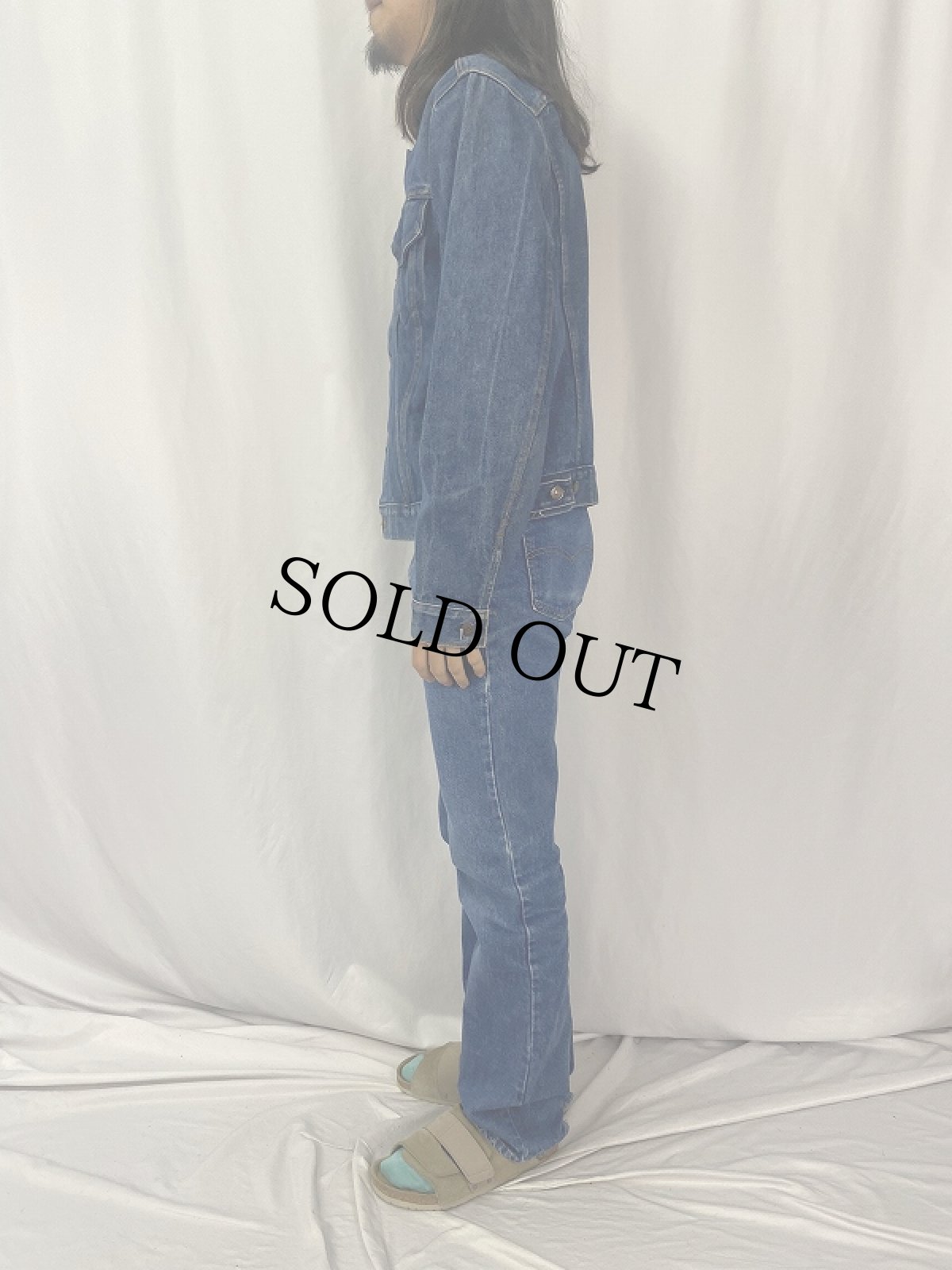 画像3: 80's Levi's 71205 0217 USA製 デニムジャケット SIZE44 (3)