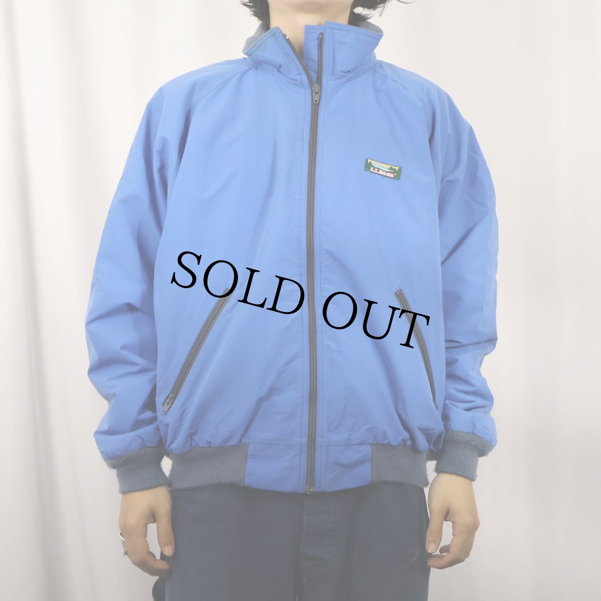 画像2: 80〜90's L.L.Bean USA製 フリースライナー シェルドジャケット L (2)