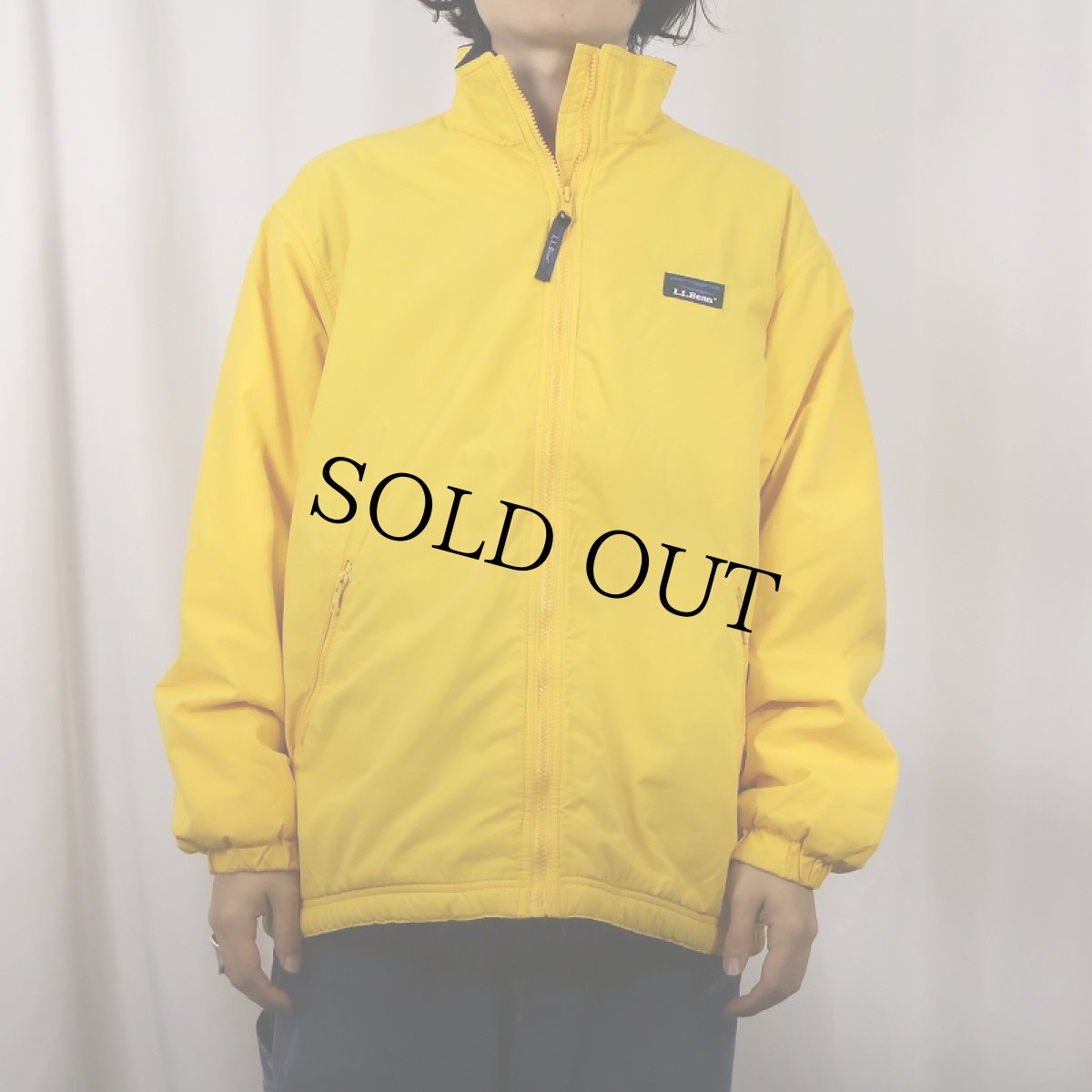 画像2: 80〜90's L.L.Bean USA製 "Warm-up Jacket" フリースライナー シェルドジャケット L (2)