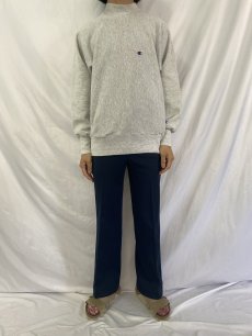 画像2: 90's Champion REVERSE WEAVE USA製 ラグランモックネックスウェット XL (2)