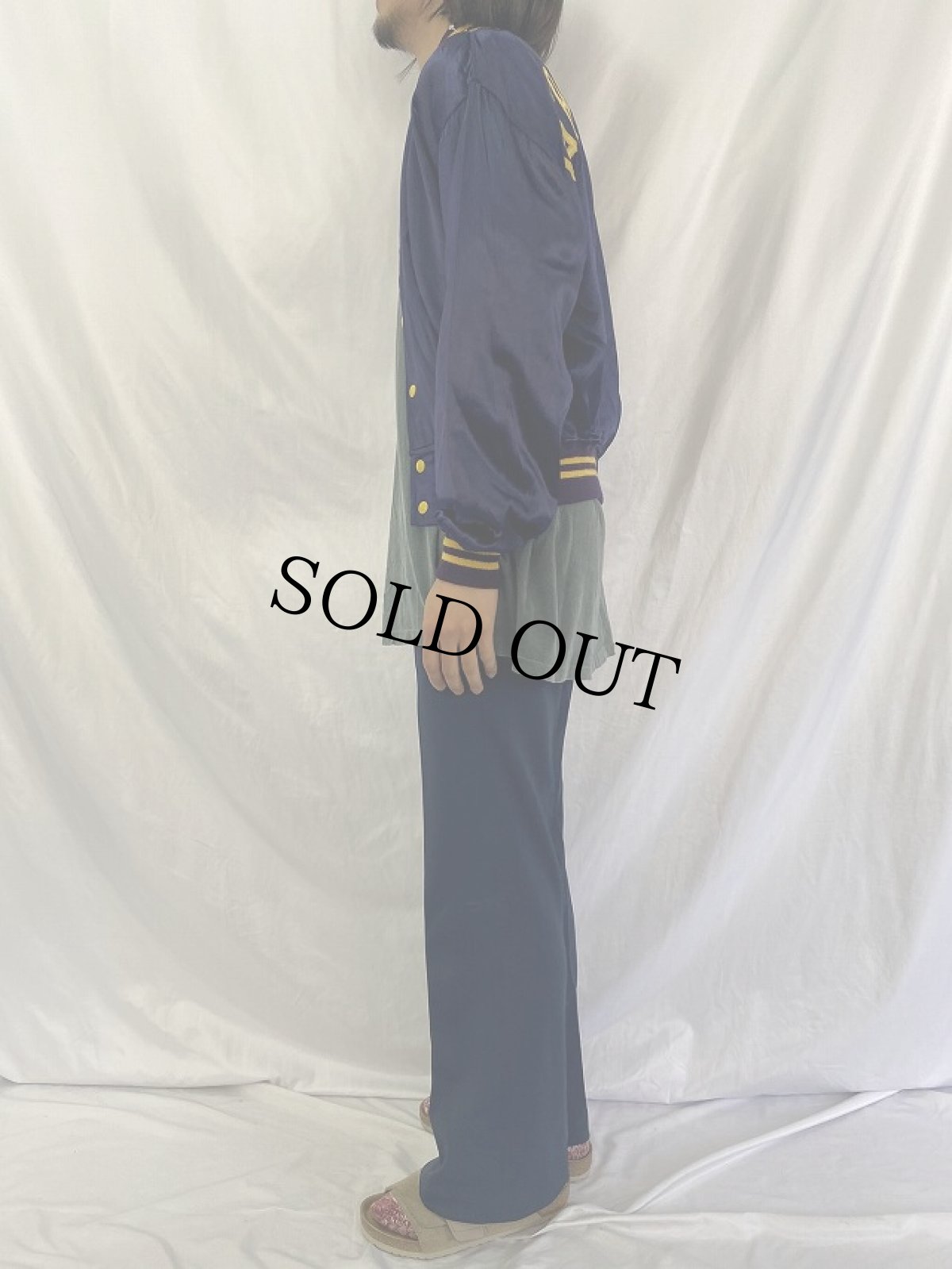 画像4: 50〜60's "CUBI POINT" サテンスタジャン (4)