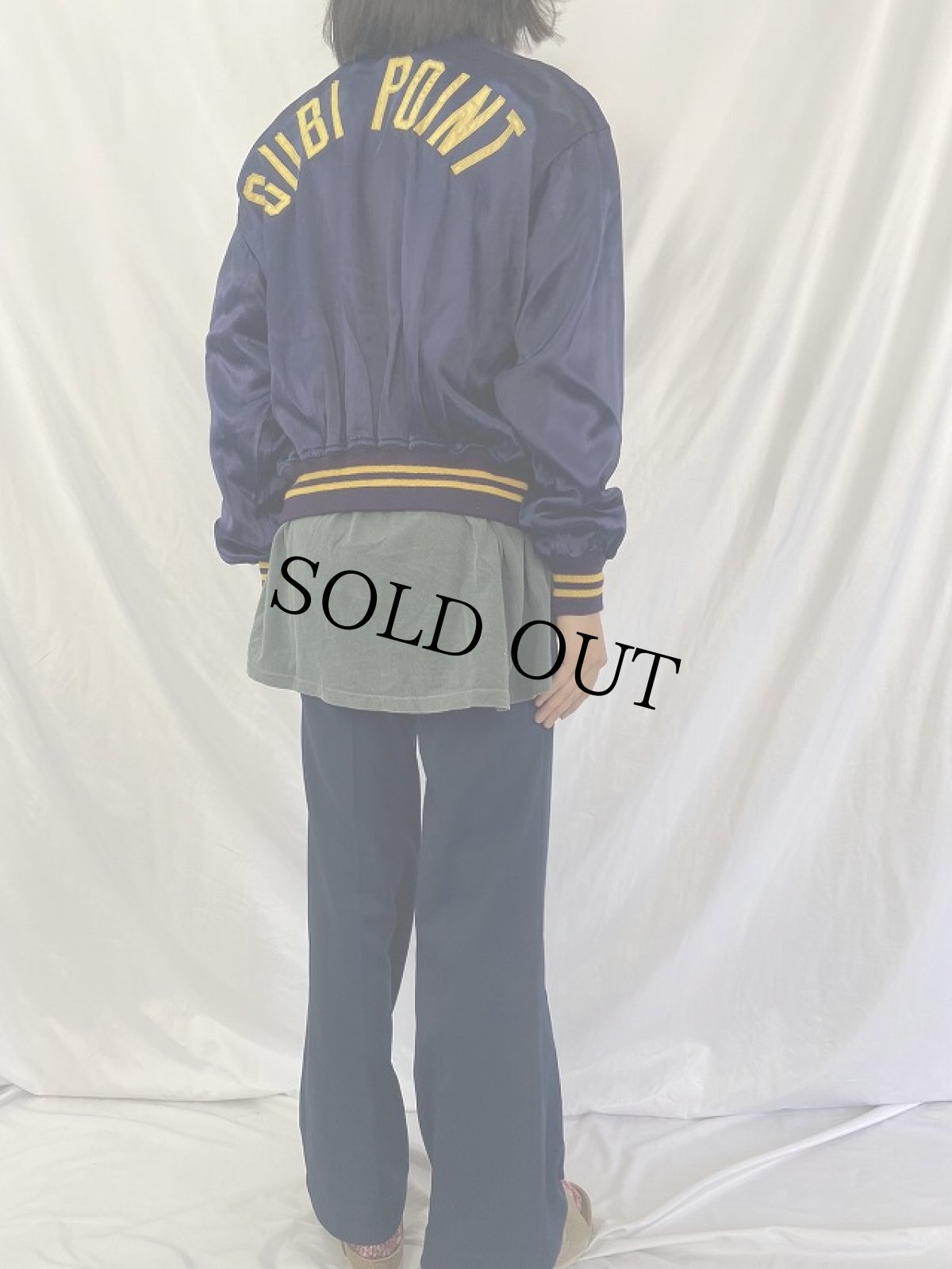 画像5: 50〜60's "CUBI POINT" サテンスタジャン (5)