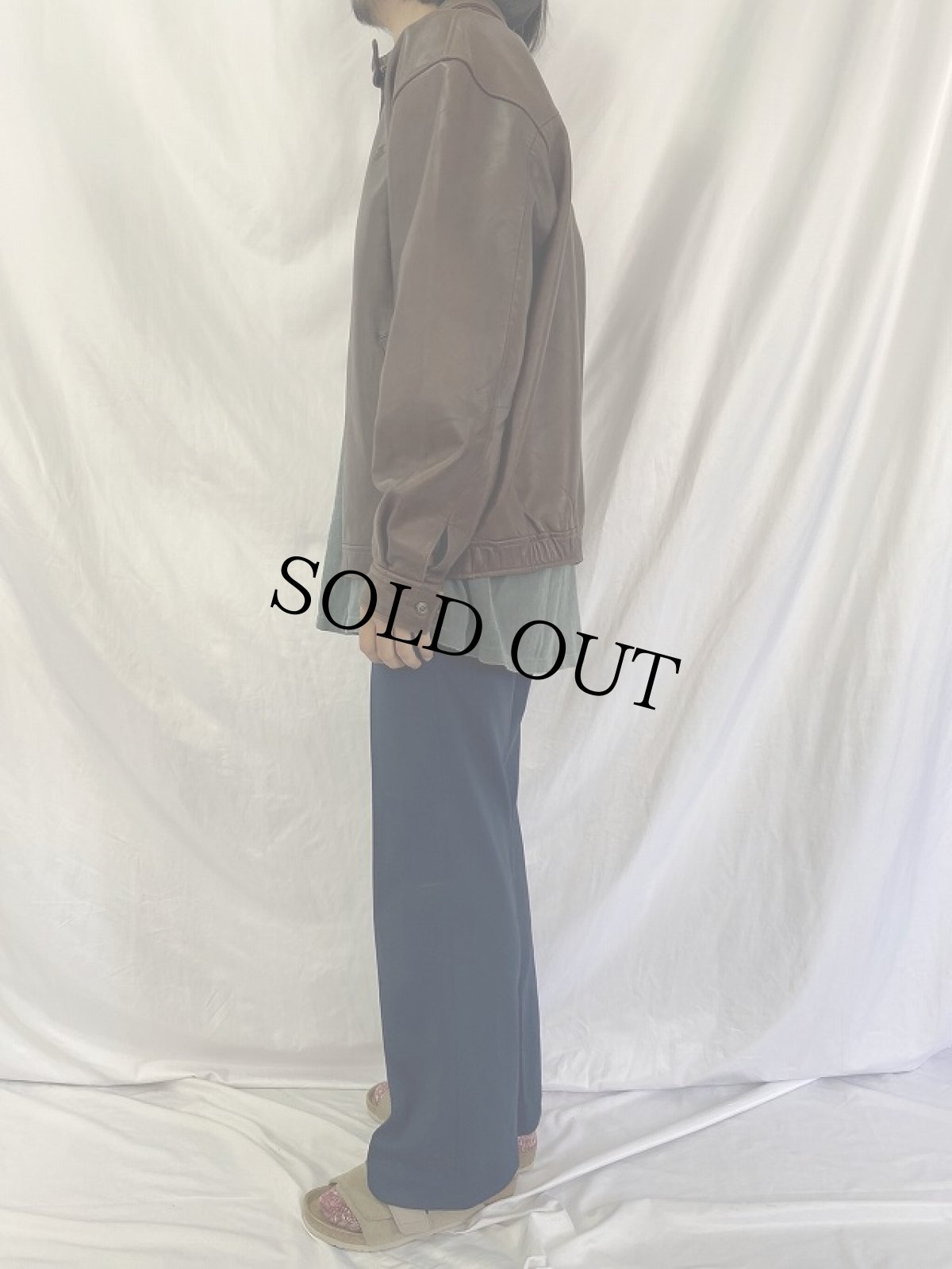 画像3: POLO Ralph Lauren レザージャケット L (3)