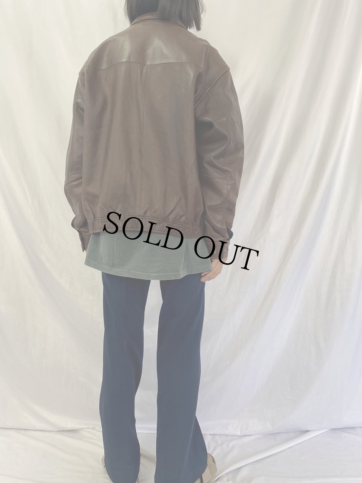 画像4: POLO Ralph Lauren レザージャケット L (4)