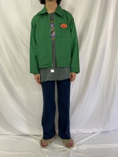 画像2: 70〜80's Del Monte 食品メーカーワッペン付き ワークジャケット (2)