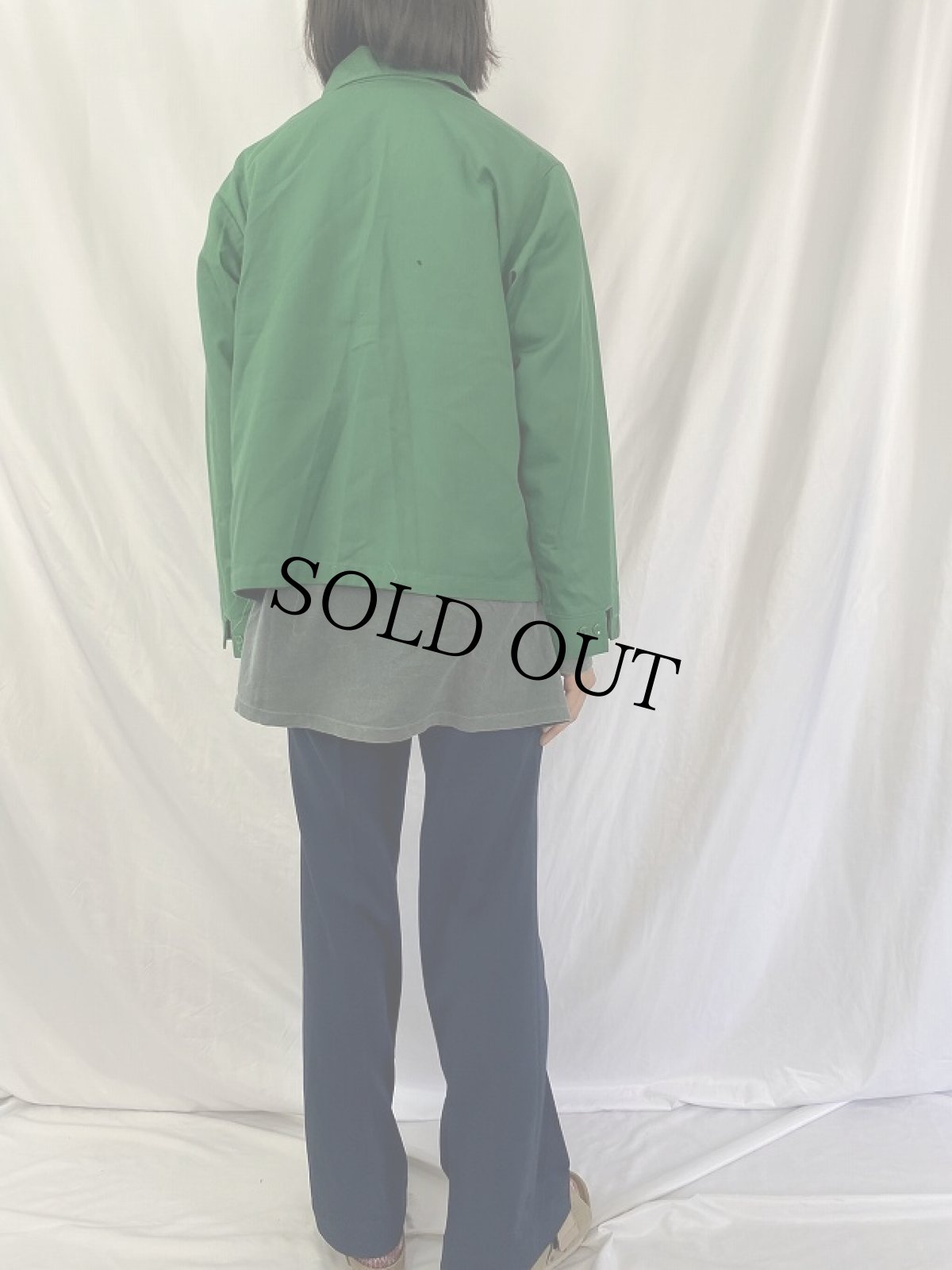 画像4: 70〜80's Del Monte 食品メーカーワッペン付き ワークジャケット (4)