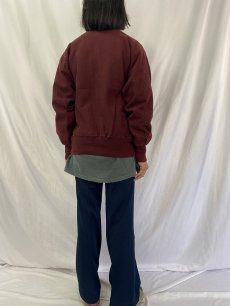 画像4: 90's Champion REVERSE WEAVE USA製 "BOSTON COLLEGE" ナイロンパッチ付き スウェット XL (4)