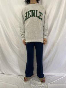 画像2: 90's Champion REVERSE WEAVE USA製 "HENLE" プリントスウェット XL (2)