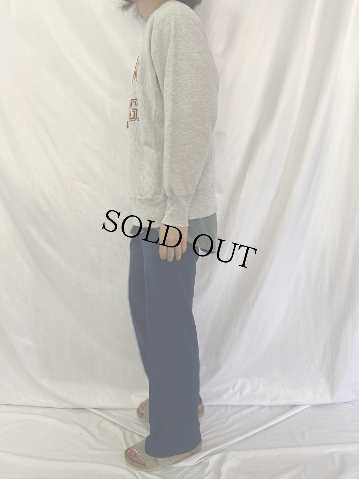 画像3: 80's Champion REVERSE WEAVE トリコタグ USA製 "BOSTON COLLEGE" プリントスウェット L (3)