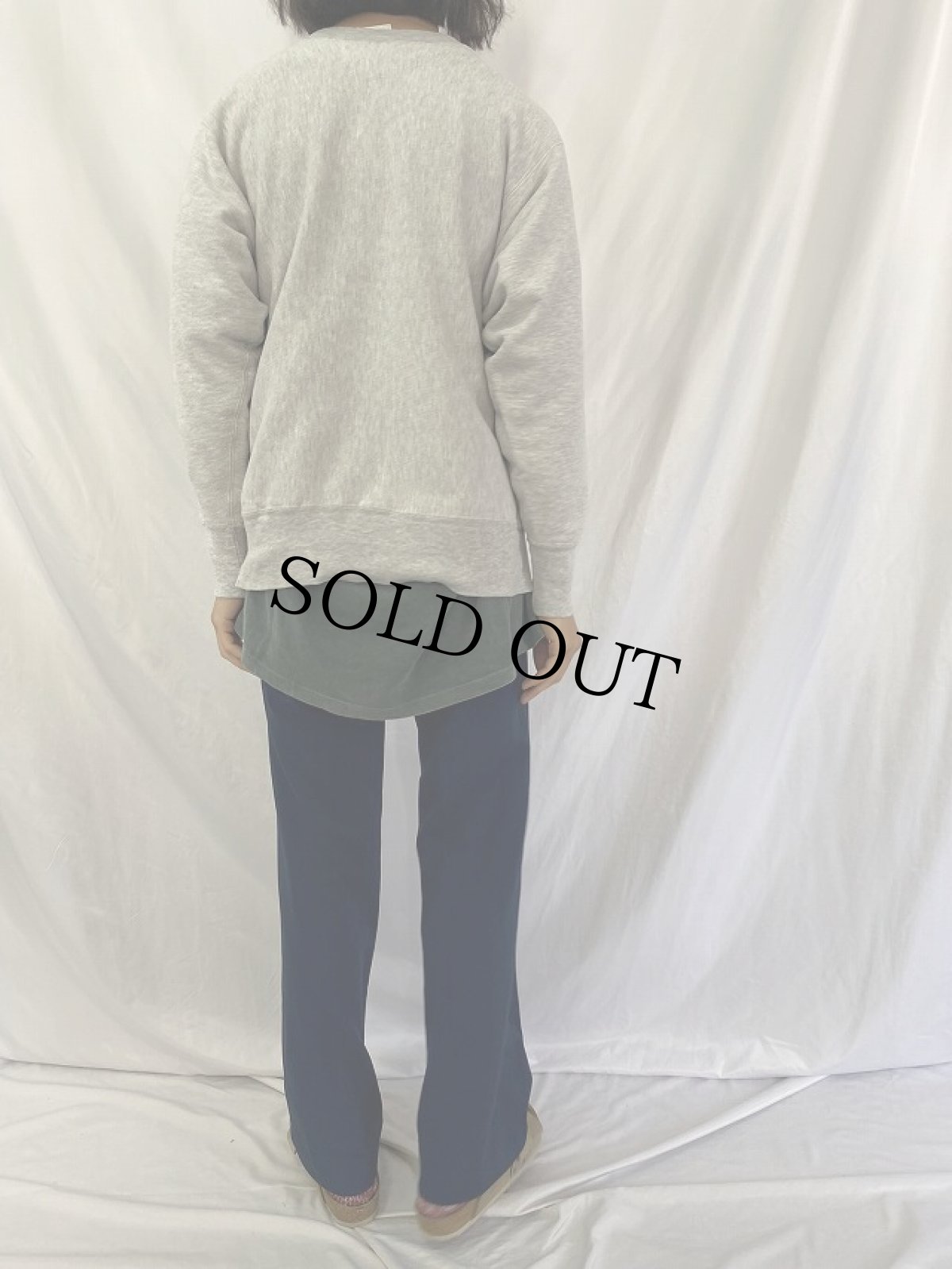 画像4: 80's Champion REVERSE WEAVE トリコタグ USA製 "BOSTON COLLEGE" プリントスウェット L (4)